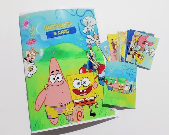Álbum de Figurinhas Bob Esponja