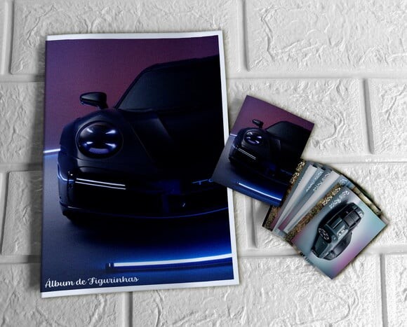 Álbum de Figurinhas Carros Importados