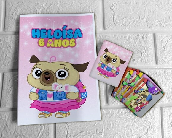 Álbum de Figurinhas Chip e Potato