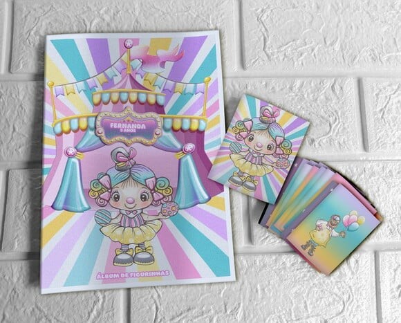 Álbum de Figurinhas Circo Candy