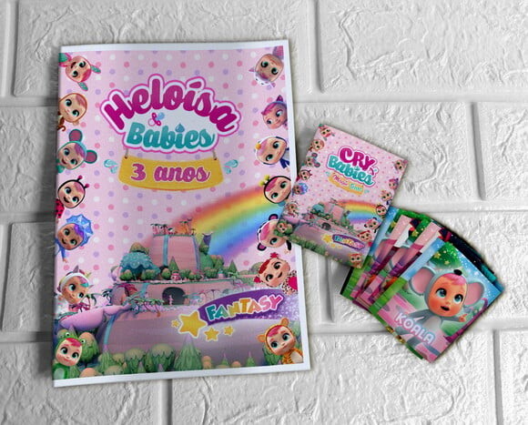 Álbum de Figurinhas Cry Babies Magic Tears