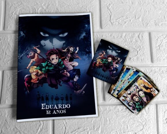 Álbum de Figurinhas Demon Slayer