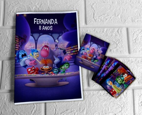 Álbum de Figurinhas Divertida Mente 2