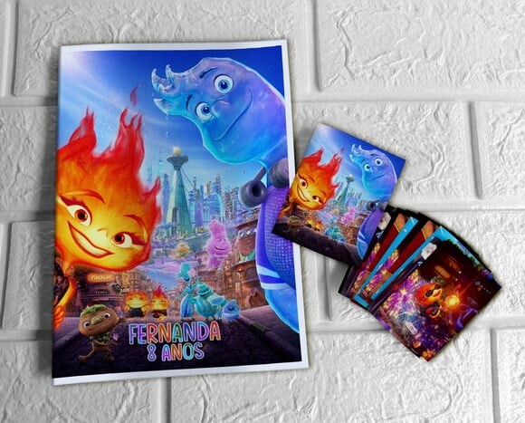 Álbum de Figurinhas Elementos