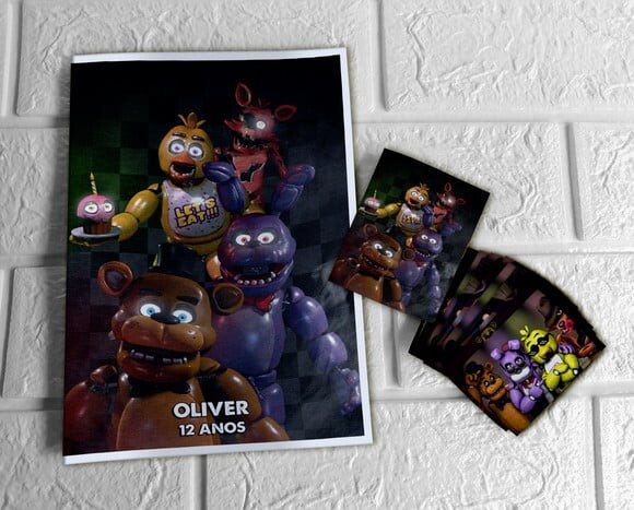 Álbum de Figurinhas Five Nights At Freddy's