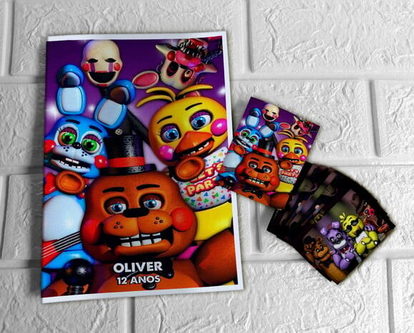 Álbum de Figurinhas Five Nights At Freddy's