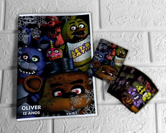 Álbum de Figurinhas Five Nights At Freddy's