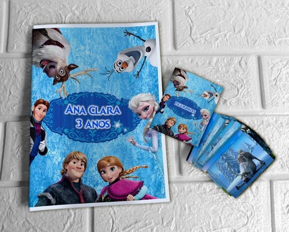 Álbum de Figurinhas Frozen