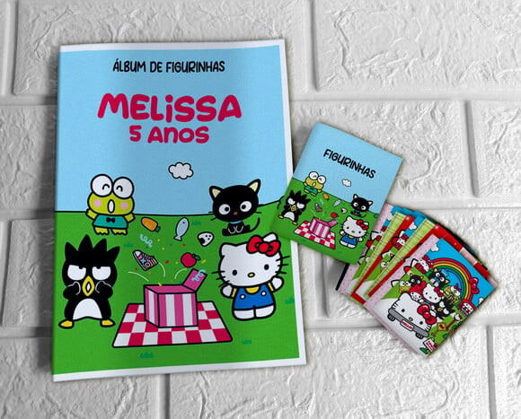 Álbum de Figurinhas Hello Kitty