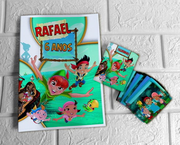 Álbum de Figurinhas Jake e os Piratas