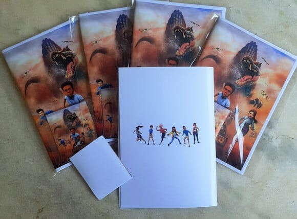 Álbum de Figurinhas Jurassic World Acampamento Jurássico