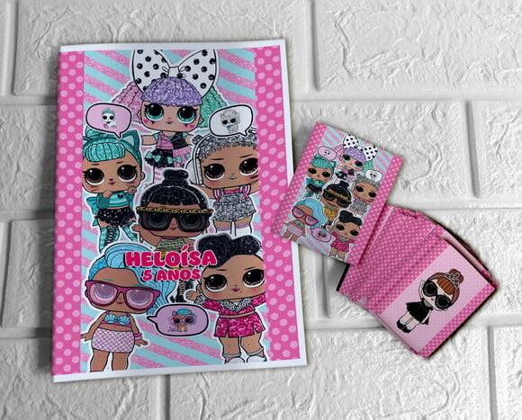 Álbum de Figurinhas Lol Surprise