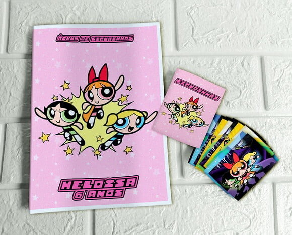 Álbum de Figurinhas Meninas Super Poderosas