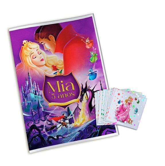 Álbum de Figurinhas Metalizadas a Bela Adormecida