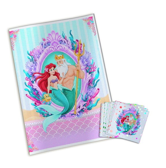 Álbum de Figurinhas Metalizadas a Pequena Sereia