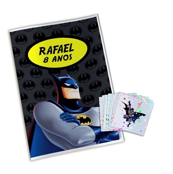 Álbum de Figurinhas Metalizadas Batman