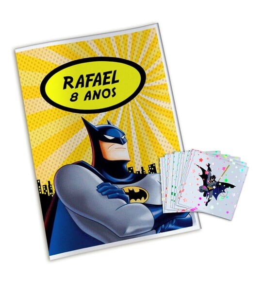 Álbum de Figurinhas Metalizadas Batman