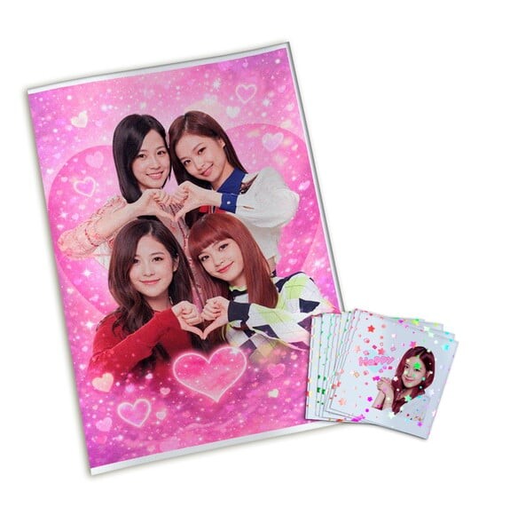 Álbum de Figurinhas Metalizadas Blackpink