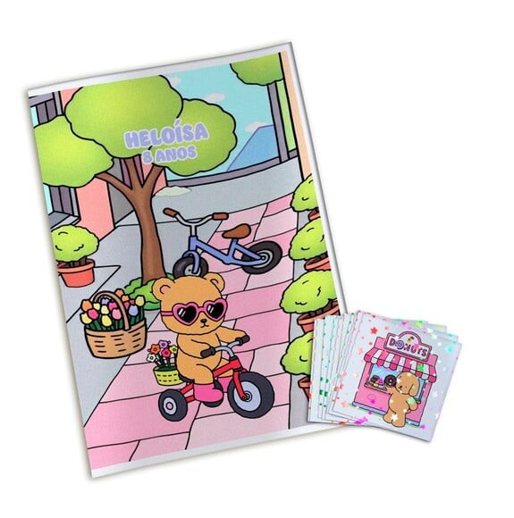Álbum de Figurinhas Metalizadas Bobbie Goods