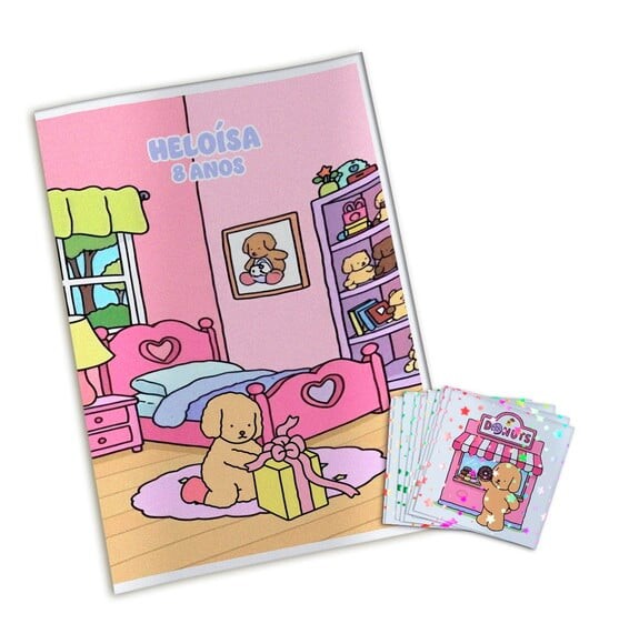 Álbum de Figurinhas Metalizadas Bobbie Goods