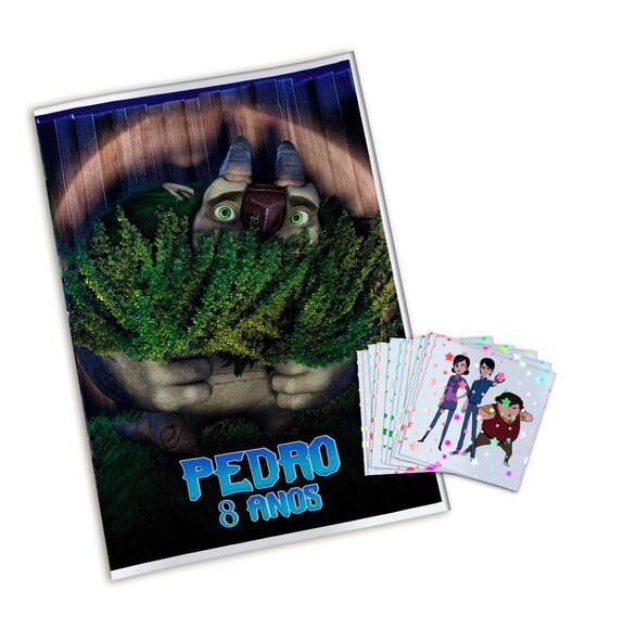 Álbum de Figurinhas Metalizadas Caçadores de Trolls