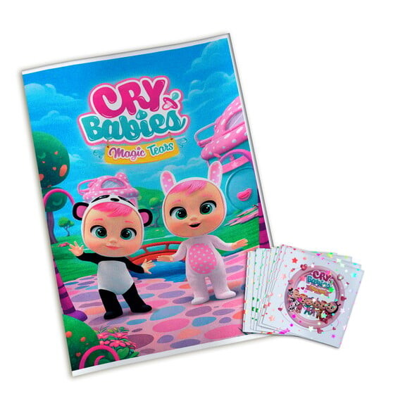 Álbum de Figurinhas Metalizadas Cry Babies Magic Tears