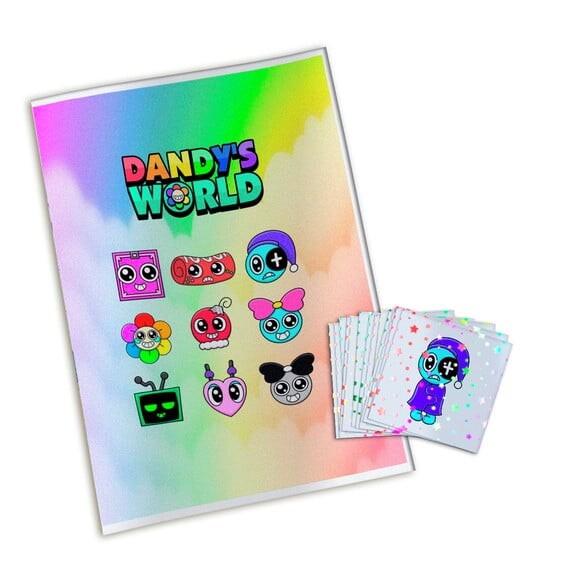Álbum de Figurinhas Metalizadas Dandy's World