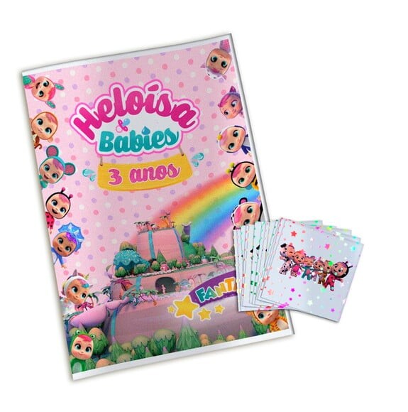 Álbum de Figurinhas Metalizadas Cry Babies Magic Tears