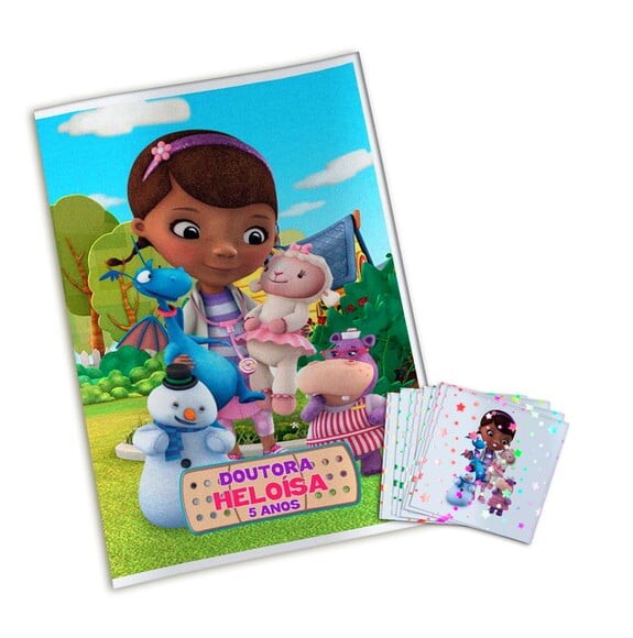 Álbum de Figurinhas Metalizadas Doutora Brinquedos