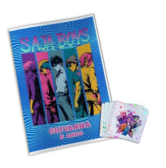 Álbum de Figurinhas Metalizadas Guerreiras do K-pop