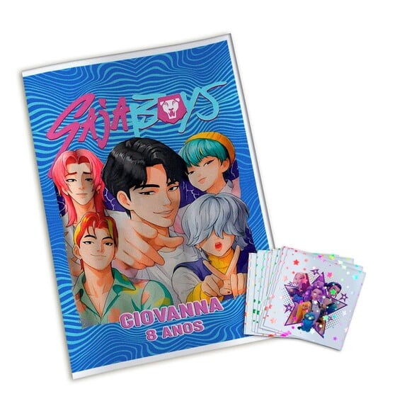 Álbum de Figurinhas Metalizadas Guerreiras do K-pop