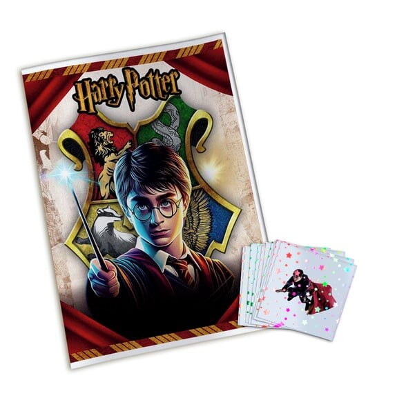 Álbum de Figurinhas Metalizadas Harry Potter
