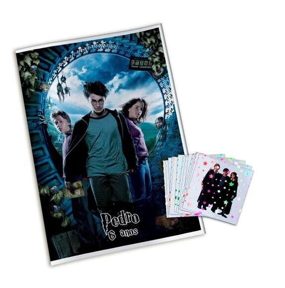 Álbum de Figurinhas Metalizadas Harry Potter