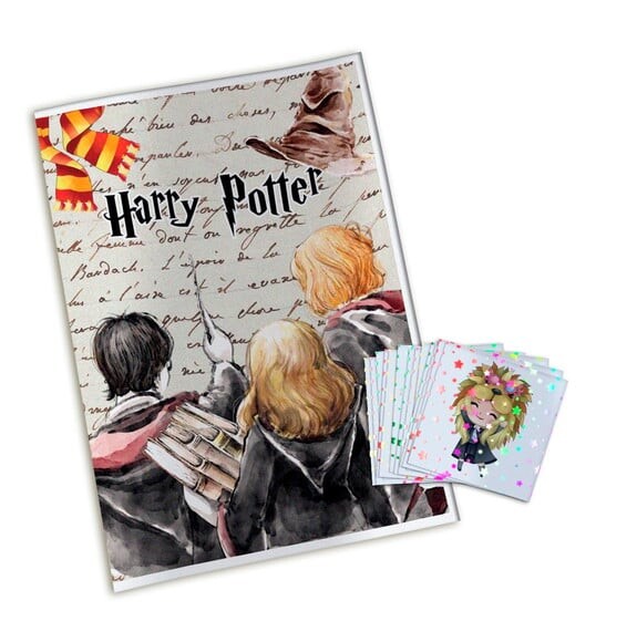 Álbum de Figurinhas Metalizadas Harry Potter