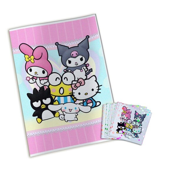 Álbum de Figurinhas Metalizadas Hello Kitty
