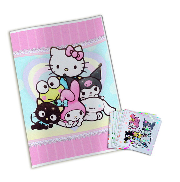 Álbum de Figurinhas Metalizadas Hello Kitty