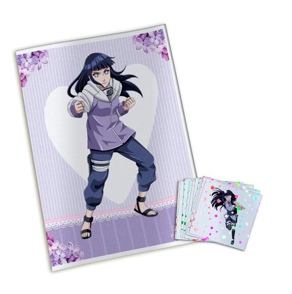 Álbum de Figurinhas Metalizadas Hinata