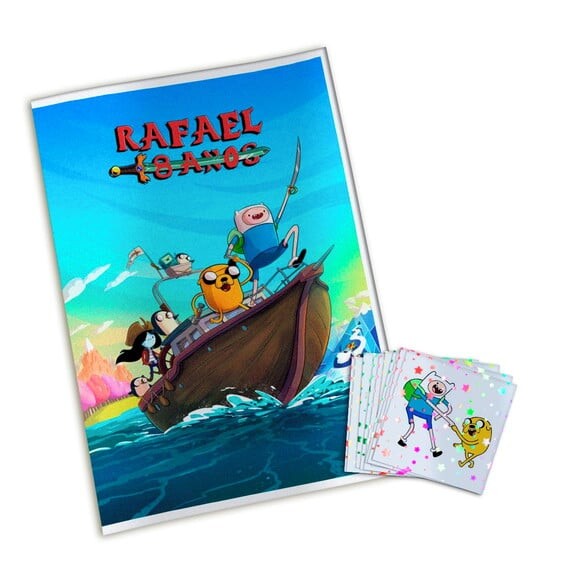 Álbum de Figurinhas Metalizadas Hora de Aventura
