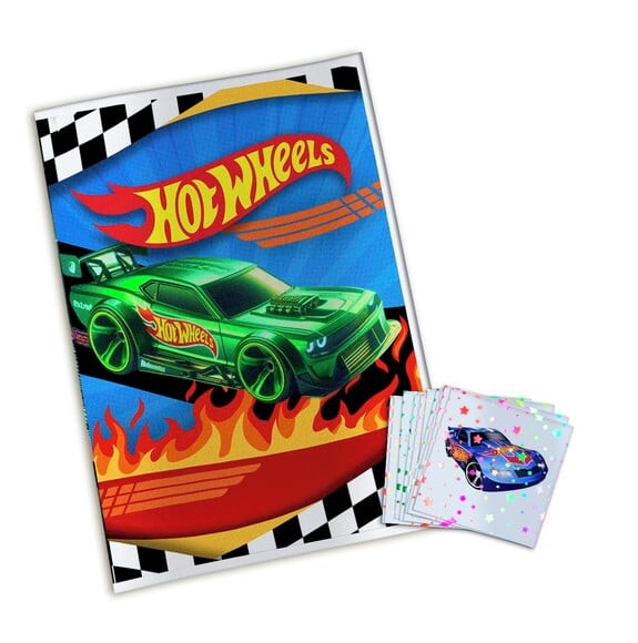 Álbum de Figurinhas Metalizadas Hot Wheels