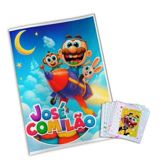 Álbum de Figurinhas Metalizadas José Comilão