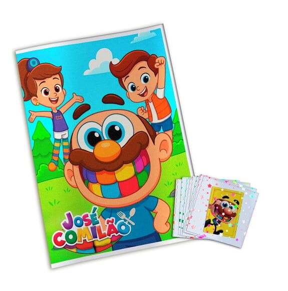 Álbum de Figurinhas Metalizadas José Comilão