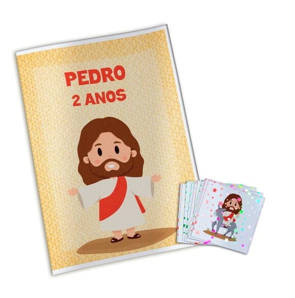 Álbum de Figurinhas Metalizadas Jesus