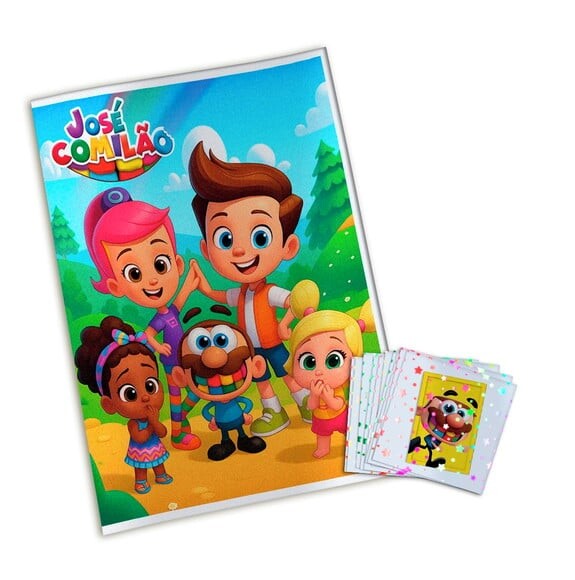 Álbum de Figurinhas Metalizadas José Comilão