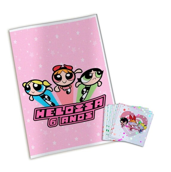 Álbum de Figurinhas Metalizadas Meninas Super Poderosas