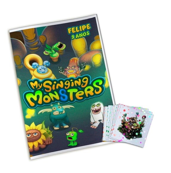 Álbum de Figurinhas Metalizadas My Singing Monsters