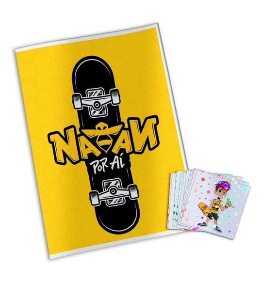 Álbum de Figurinhas Metalizadas Natan Por Aí