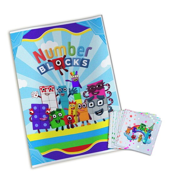 Álbum de Figurinhas Metalizadas Numberblocks