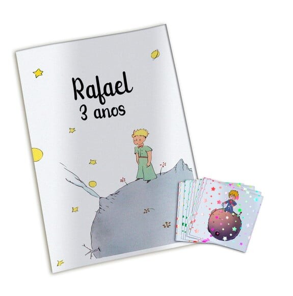 Álbum de Figurinhas Metalizadas o Pequeno Príncipe