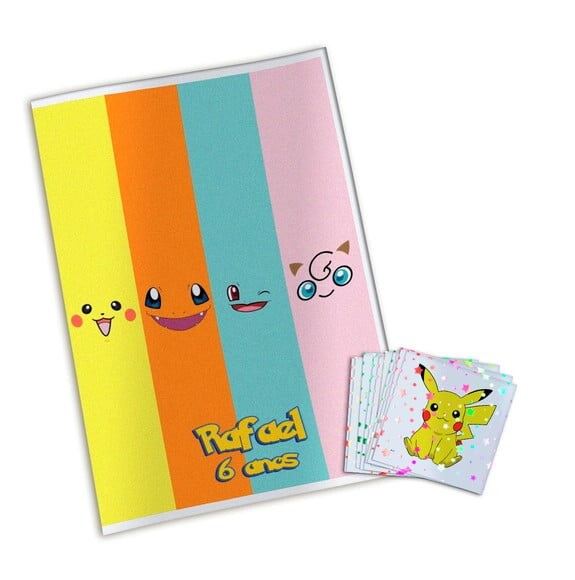 Álbum de Figurinhas Metalizadas Pokémon