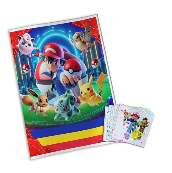 Álbum de Figurinhas Metalizadas Pokémon